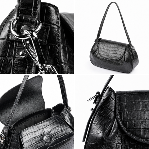 Leather Croco Bag