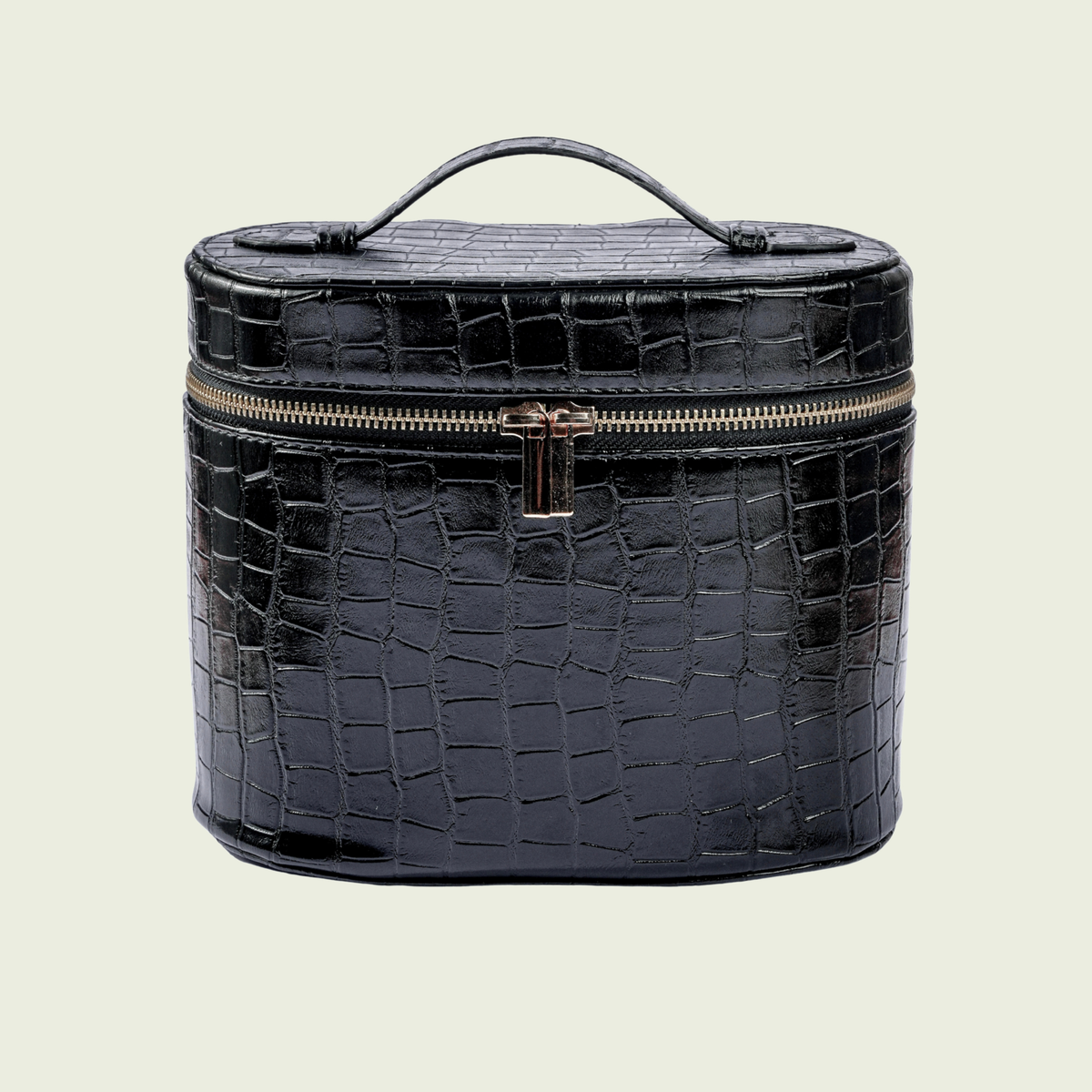 Leather Toiletry Bag Croco