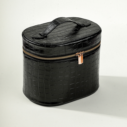 Leather Toiletry Bag Croco
