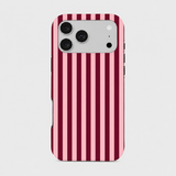 Dark Carmine + Bubblegum Pink