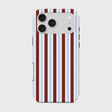 Light Blue + White + Cherry Red