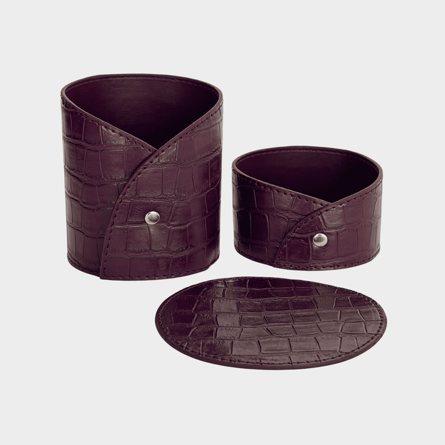 Desk Set – Pen Cup & Coaster