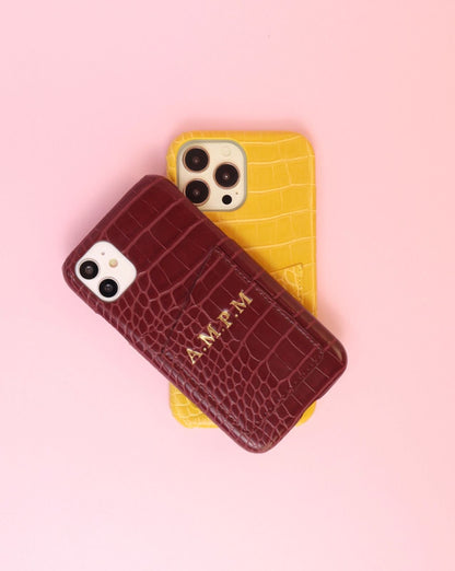 Case Card Croco Color 1