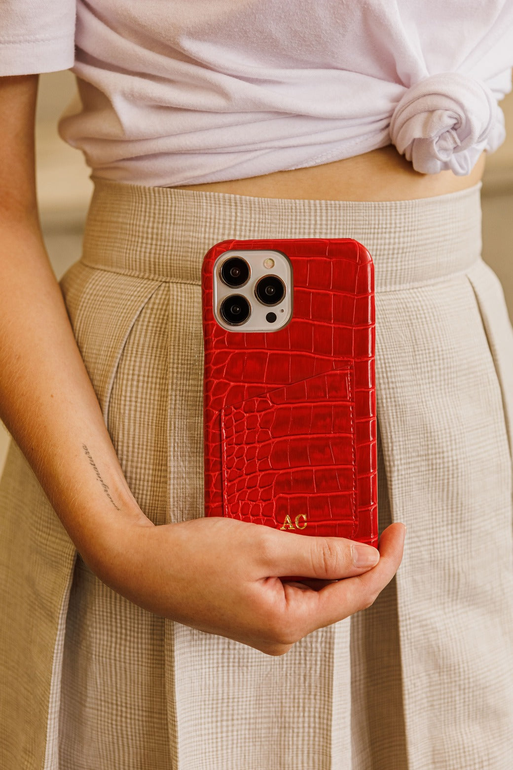 Case Card Croco Color 1